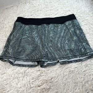 Lululemon Pace Rival Skirt (Tall) *No Panels 15" Dimensional Icing Blue Multi